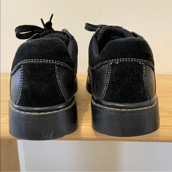 skechers 90s y2k grunge punk black shoes sneakers lace up size 11 chunky Goth - Picture 9 of 12